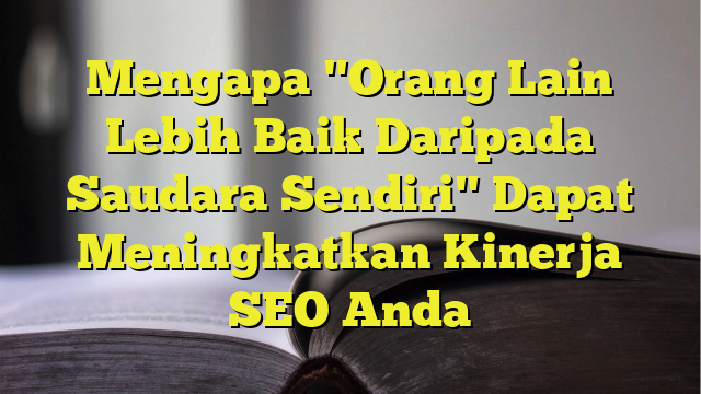 Mengapa Bahasa Indonesia Itu Unik?